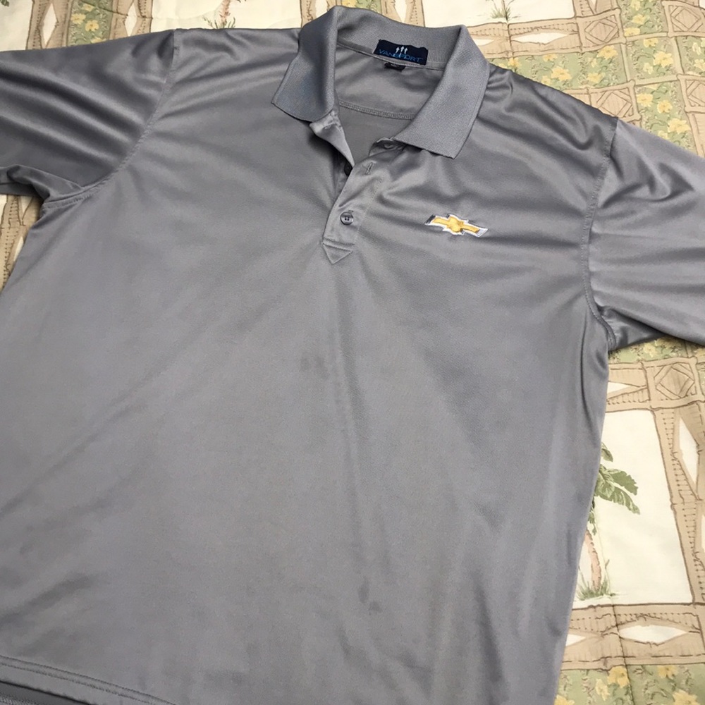 Vansport Chevrolet Logo Short Sleeve Polo Shirt